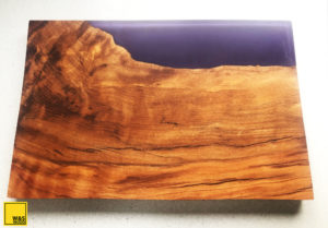 Purple resin chopping board