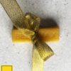 Beeswax bar with a golden bow