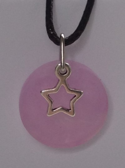 pink hollow star